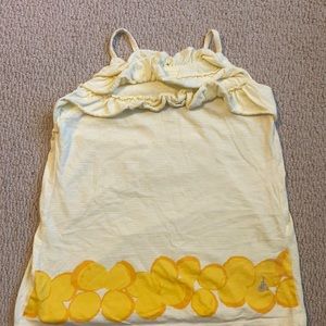 vintage yellow bean pole tank